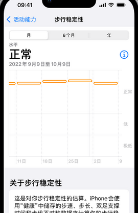 得荣iPhone手机维修如何在iPhone开启'步行稳定性通知'