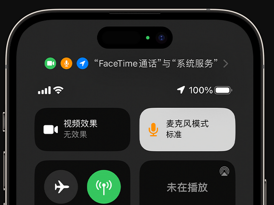 得荣苹果授权维修网点分享iPhone在通话时让你的声音更清晰 