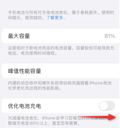 得荣苹果15维修分享iPhone15充电到80%就充不进电了怎么办 