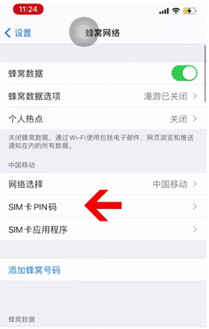 得荣苹果14维修网分享如何给iPhone14的SIM卡设置密码 