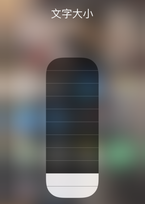 得荣苹果手机维修分享小技巧：在 iPhone 控制中心快速调节字体大小 